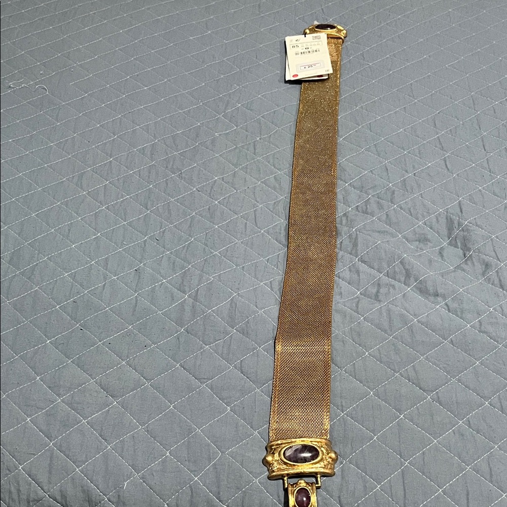 Zara Gold and Purple Women's Belt